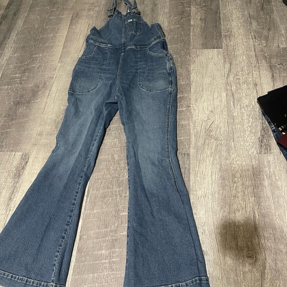 Lee Pants - L Women's Lee European Collection Flare Overall Workwear Vintage Size Medium